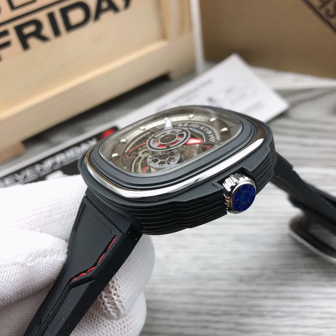 【Authentic Tmall】💰1640! sevenFriday NFC verification! S-LFactory—sevenFriday Series—S3/01 High-end 316 stainless steel case size: 47mmx47mm High-end market quality, please pay attention to the workmanship details to truly be consistent with the counter products! The brand new Sevenfriday independent style is born! Every watch is tested for water resistance before shipment! Putting aside its exquisite workmanship, its two major selling points are enough to make its customers excited.